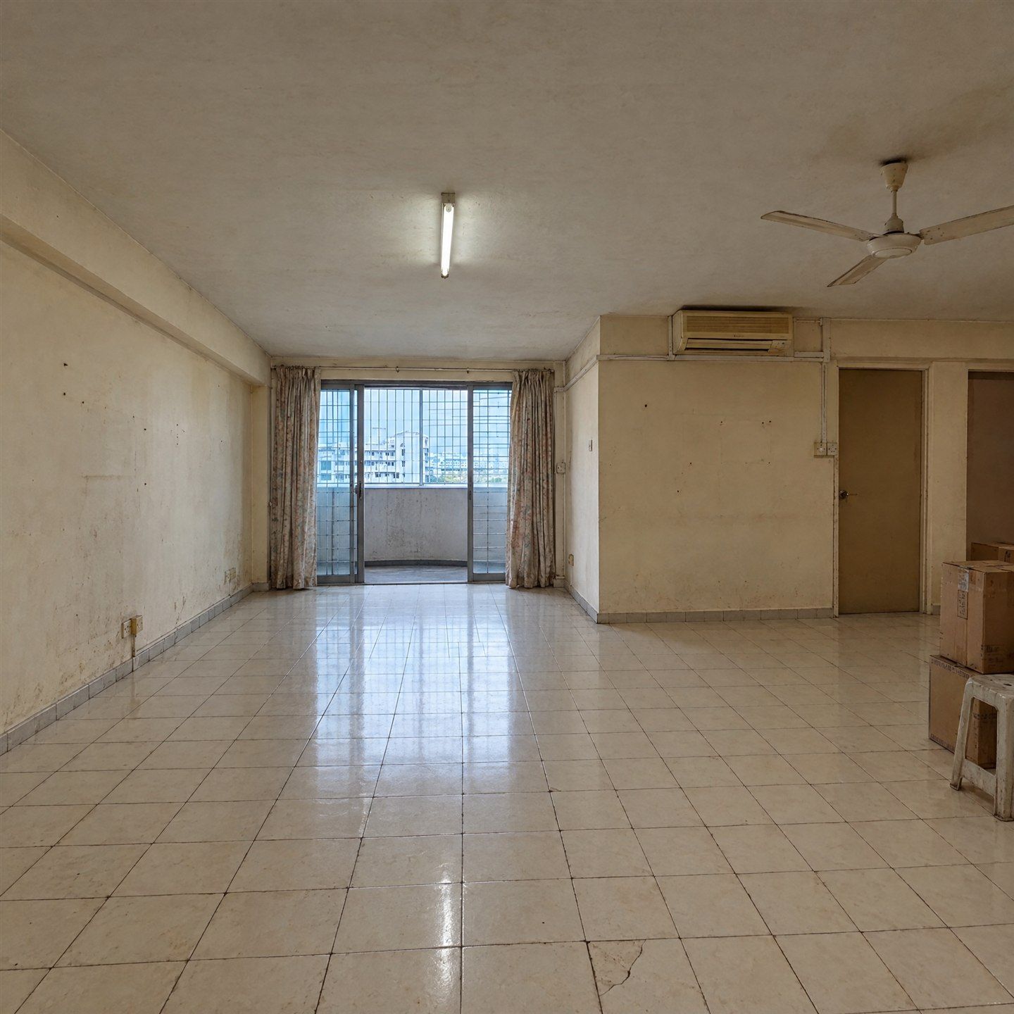 Living and dining, before